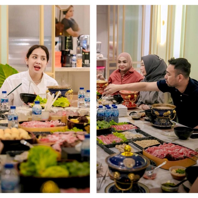 Pesta Ultah Raffi-Nagita Meriah! Bertabur Cake hingga Makan-makan Hotpot