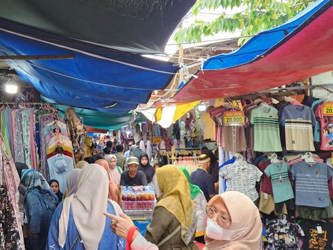 Situasi di Pasar Tanah Abang, 17 Februari 2026 (Adrial/detikcom)