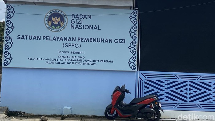 SPPG Mallusetasi yang kini disetop sementara.