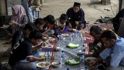 Tradisi Meugang Jelang Ramadan Warga Aceh Utara untuk Korban Bencana