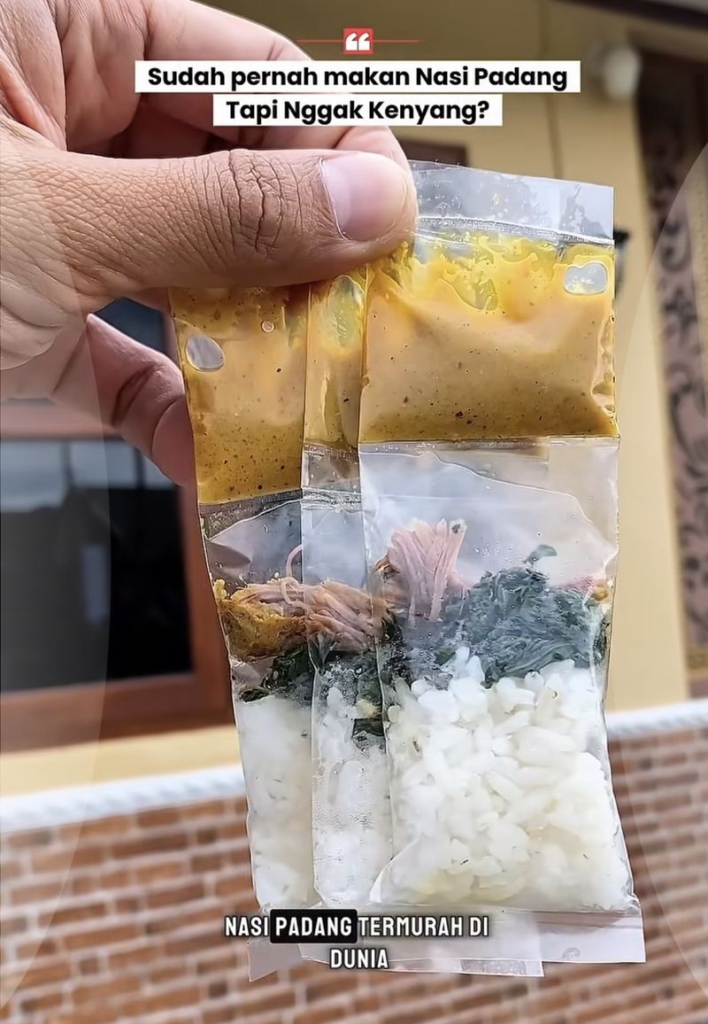 Viral Tren Nasi Sachet yang Minimalis, Ternyata Begini Ide Awalnya