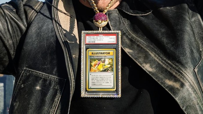 Pada 13 Januari 2026, kartu Pikachu Illustrator kepunyaan Logan Paul dilelang hingga 16 Februari 2026 di situs Goldin Auctions. Kartu ini laku dengan harga fantastis dan mencetak rekor baru.