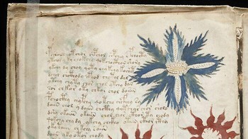 Manuskrip Voynich cukup menarik. Teks abad ke-15 dalam bahasa yang tidak dikenal, yang hingga kini belum dapat diuraikan. Foto: Boredpanda