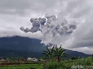 Gunung Marapi Sumbar Erupsi, Warga Diminta Waspada Hujan Abu