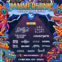 Siap-siap War Tiket Hammersonic 2026, Ada New Found Glory Sampai The Story So Far