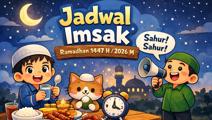 Ilustrasi jadwal imsak Ramadhan 1447 H/2026 M