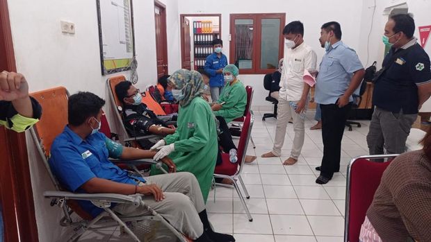 Ipda Subhan Syah Khan gagas komunitas pejuang darah di Sekadau, Kalbar