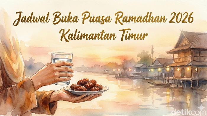 Jadwal Buka Puasa Ramadan 2026 Kaltim. (Gemini AI)