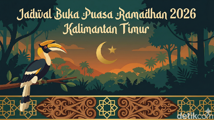Jadwal Buka Puasa Ramadan 2026 Kaltim. (Gemini AI)