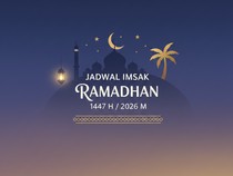 Jadwal Imsak wilayah Sinjai Hari Ini 20 Februari 2026, Catat Waktunya!