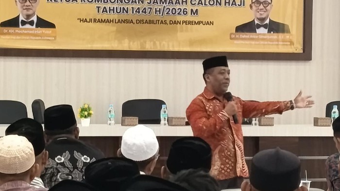 Kemenhaj meminta petugas haji di Aceh untuk berjalan satu komando dalam melayani tamu Allah.SWT. (dok. Kemenhaj)