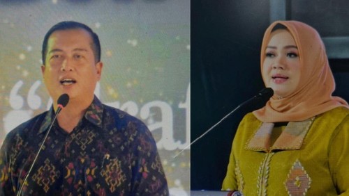 Kolase foto Gubernur NTB, Lalu Muhamad Iqbal dan Wagub NTB, Indah Dhamayanti Putri. (Dok. Pemprov NTB)