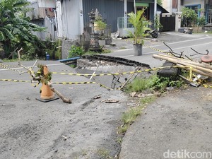 Jembatan Dalung-Tibubeneng Jebol, PUPR Badung Bakal Pasang Box Culvert