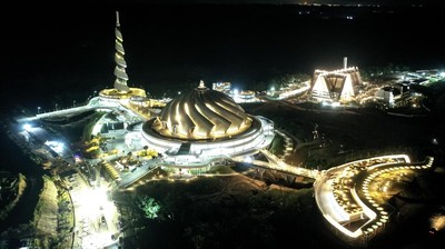 Sederet Potret Persiapan Masjid Negara di IKN untuk Gelar Tarawih