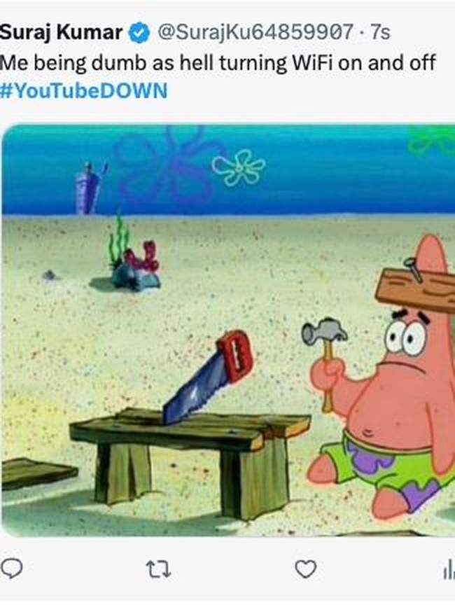 Meme Kocak YouTube Down di Seluruh Dunia
