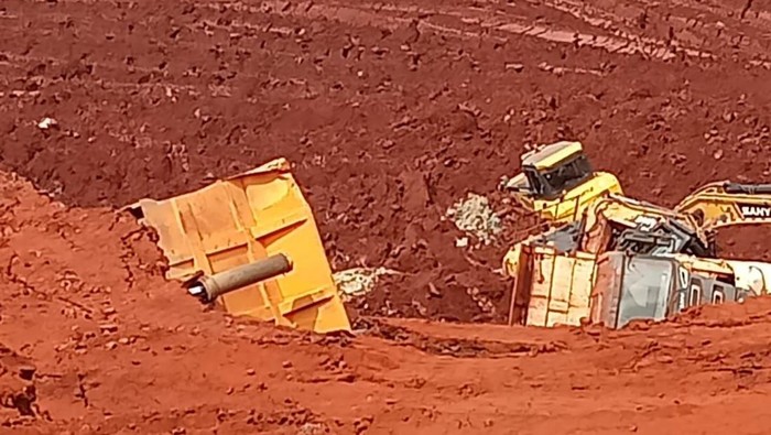 Longsor terjadi di kawasan PT Indonesia Morowali Industrial Park (IMIP), Kabupaten Morowali, Sulawesi Tengah (Sulteng).