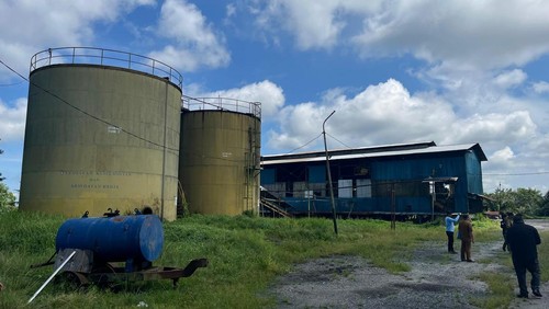 Pabrik kelapa sawit mini di Bengkalis, Riau. (Dok. Kejati Riau)