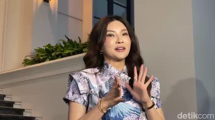 Sarwendah di i kawasan Cipete, Jakarta Selatan, Selasa (17/2/2026).