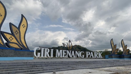 Taman Kota Giri Menang, Kecamatan Gerung, Lombok Barat. (M. Zahiruddin/detikBali)