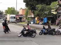 Balap Liar di Jalan Poros Parepare-Barru Bahayakan Warga, Polisi Bubarkan