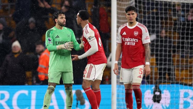 Wolves Vs Arsenal Seri, The Gunners Frustrasi hingga Meluap Emosi