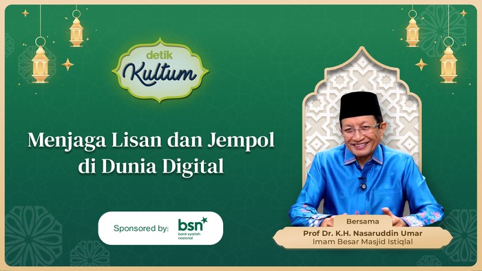 detikKultum Prof Nasaruddin Umar Eps 13, Selasa (3/3/2026).