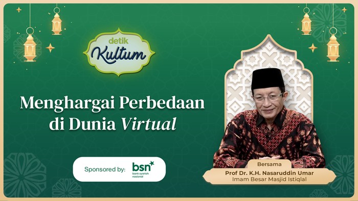 detikKultum Prof Nasaruddin Umar Eps 18, Minggu (8/3/2026).
