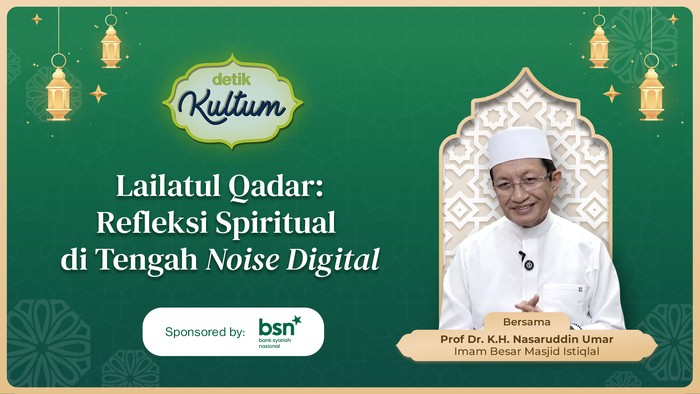 detikKultum Prof Nasaruddin Umar Eps 22, Kamis (12/3/2026).