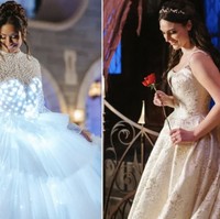 Disney Rilis Gaun Pengantin Bercahaya, 500 Lampu Dijahit di Dalam Baju