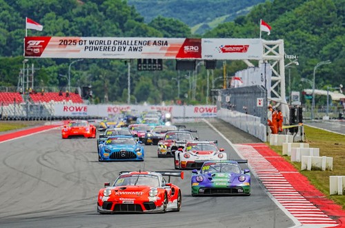 GT World Challenge Asia musim 2025 di Pertamina Mandalika International Circuit, Nusa Tenggara Barat. (dok. ITDC)