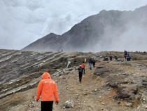 Radius Pencarian Pendaki Hilang di Puncak Ijen Diperluas 4,6 Km