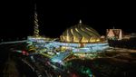 Interior Masjid Negara IKN yang Dipakai buat Salat Tarawih Perdana