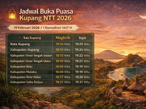 Jadwal Buka Puasa Wilayah NTT 3 Maret 2026/13 Ramadhan 1447 H