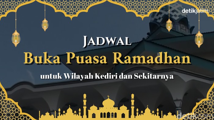 Jadwal buka puasa Ramadhan 1447 Hijriah untuk wilayah Kediri dan sekitarnya.
