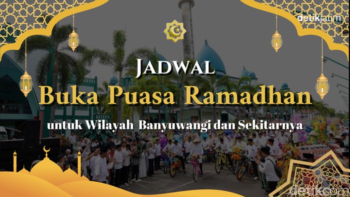 Jadwal buka puasa Ramadhan 1447 Hijriah untuk wilayah Banyuwangi dan sekitarnya.