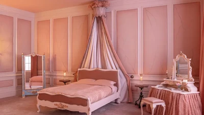Serasa Masuk Film, Penginapan Ini Bikin Replika Kamar Pink Wuthering Heights