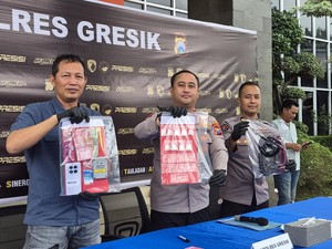 Residivis Narkoba di Gresik Kembali Diringkus Saat Hendak Edarkan Sabu