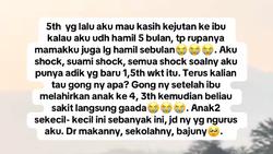 Tak Disangka, Viral Wanita Ini Hamil Bareng Ibu dan Kini Urus 4 Adik Sendiri