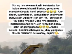 Tak Disangka, Viral Wanita Ini Hamil Bareng Ibu dan Kini Urus 4 Adik Sendiri