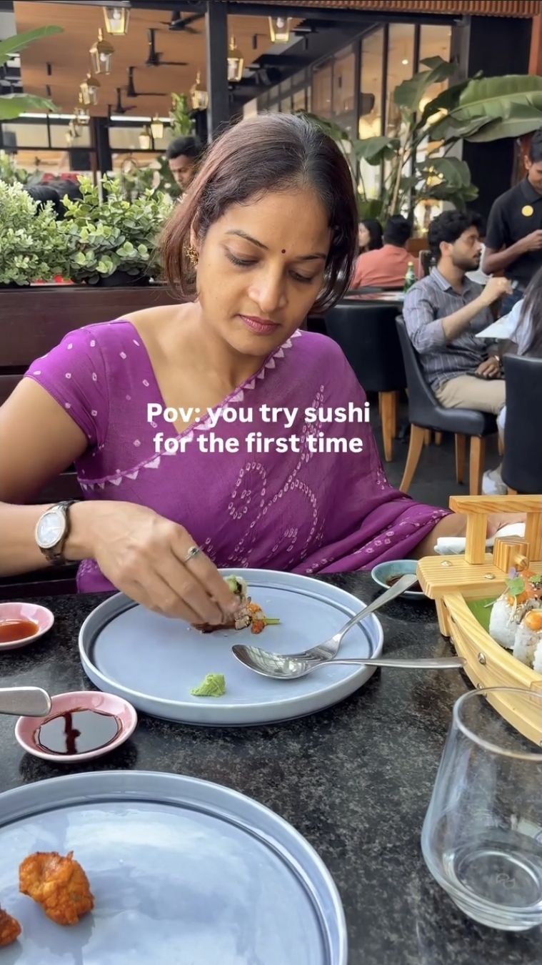 Niat Coba Sushi Pertama Kali, Ending-nya Malah Dimakan Campur Aduk!
