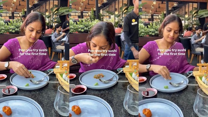 Niat Coba Sushi Pertama Kali, Ending-nya Malah Dimakan Campur Aduk!