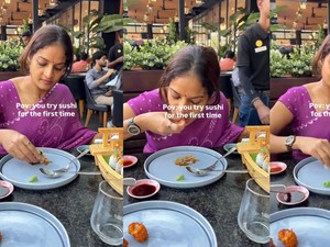 Niat Coba Sushi Pertama Kali, Ending-nya Malah Dimakan Campur Aduk!