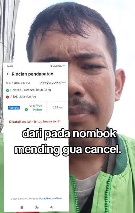 Pelanggan Ogah Bayar Tas Belanja HokBen, Ojol Ini Pilih Batalkan Order