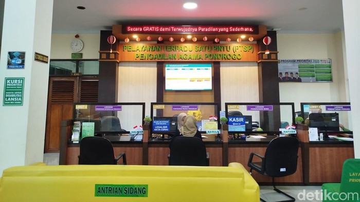 Pelayanan di kantor PA Ponorogo