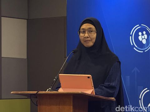 Ennita Pramono, Head of Corporate Citizenship Samsung Electronics Indonesia di pengumuman tim terbaik Samsung Innovation Campus Batch 7