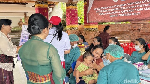 Peresmian Posyandu Paripurna 6 SPM Banjar Sada, Kelurahan Penatih, Denpasar, Kamis (19/2/2026).