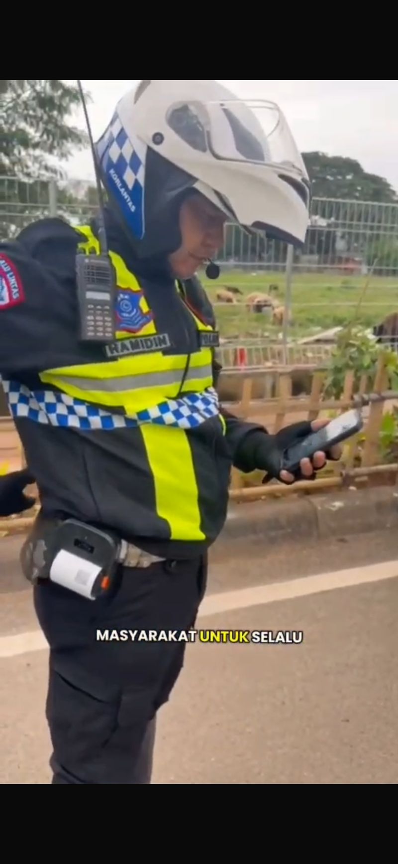 Sistem ETLE Mobile Handheld Presisi