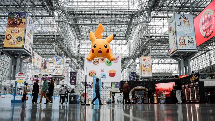 A general view of the New York Toy Fair in New York City, U.S., February 17, 2026. REUTERS/Jeenah Moon     TPX IMAGES OF THE DAY