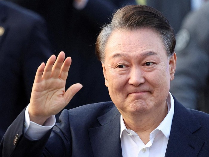 Mantan Presiden Korsel Yoon Suk Yeol (dok. REUTERS/Kim Hong-Ji)