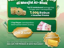 Jelajahi Ramadan di Roblox, Promag dan detikcom Bagikan THR